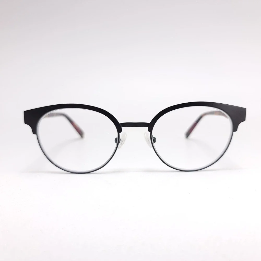 Ellen Degeneres Eyeglasses‎ Frames Only ED503 O-14 BLK Tourtis 50-19-143 Metal